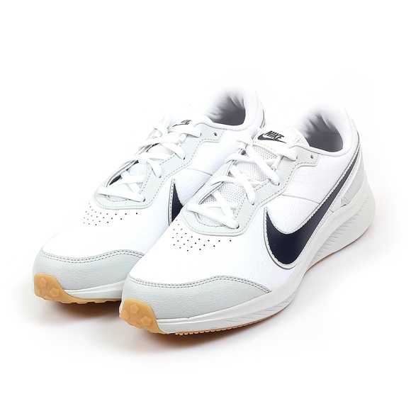 NEW Nike varsity leather white sneakers size 5.5Y - Picture 3 of 13